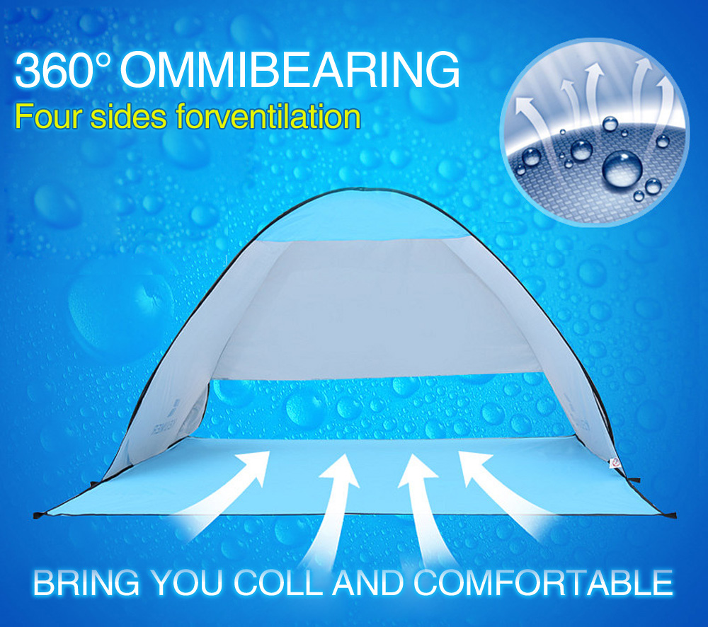 Cheap Goat Tents Keumer 2020 New Automatic Packable Camping Tent UV protection Pop Up Beach Tent Waterproof  for Outdoor Recreation Tourist Tents Tents 